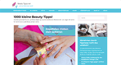 Desktop Screenshot of beauty-tipps.net